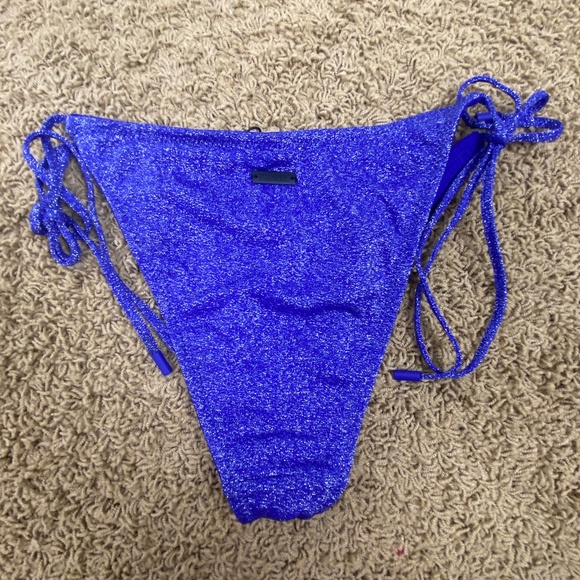 Triangl Sparkle Vinca Mana 2-piece bikini swim suit, sz Small, blue purple NWT - Picture 4 of 10